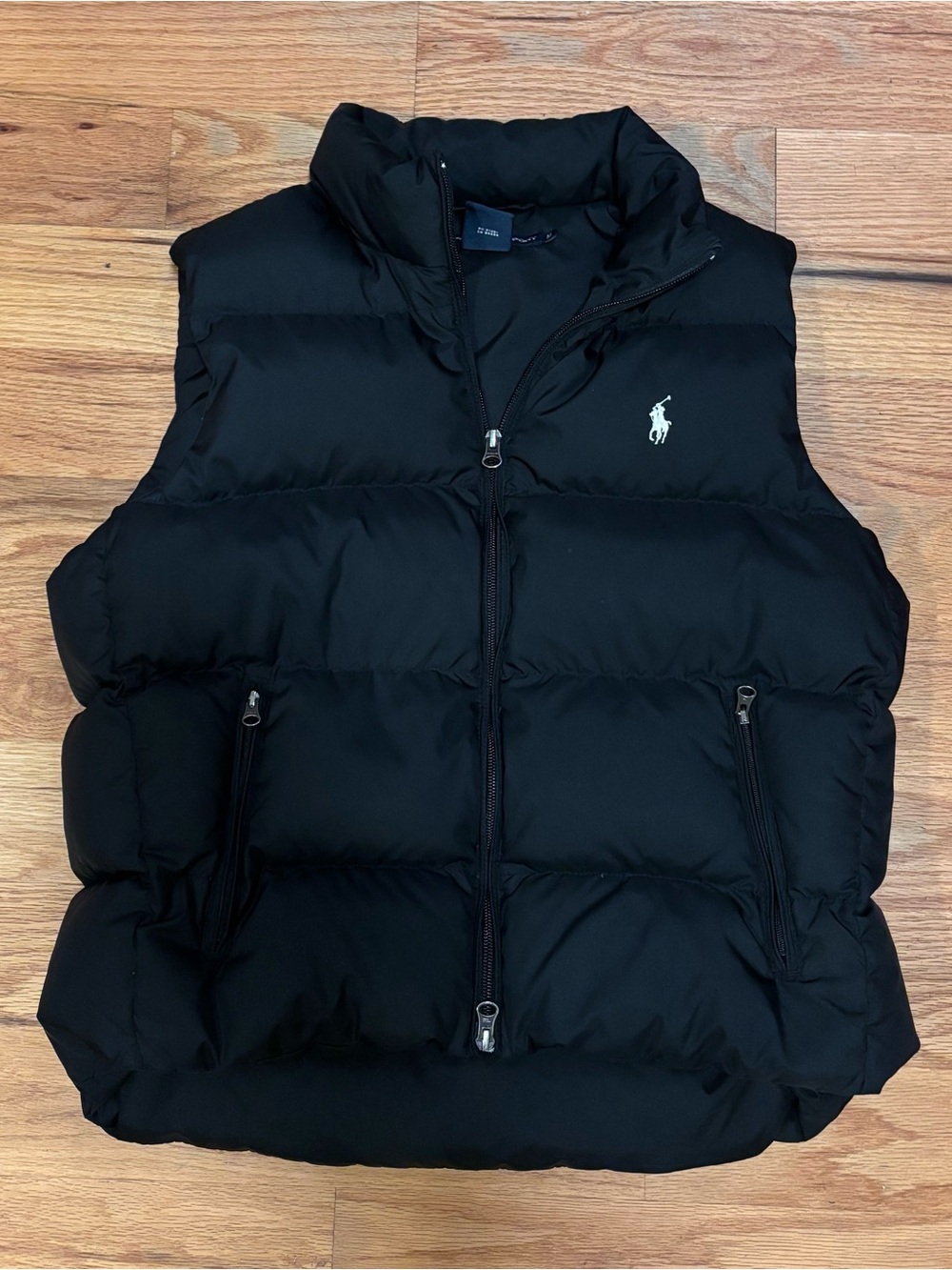 Ralph Lauren Sport Black Down Puffer Vest